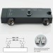 Black Rainfall Shower Faucet Set Bathroom Exposed Shower System With Mixer Valve - view 14