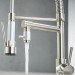 Kitchen Sink Faucet Stainless Steel Single Handle Pull Down Sprayer Swivel Mixer - view 8