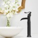 Oil Rubbed Bronze Bathroom Sink Faucet 1Handle Tall Waterfall Vessel Mixer Drain - view 5