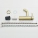 Brushed Gold Modern Bathroom Sink Faucet Single Handle 1 Hole Vanity Basin Tap - view 10