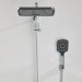 Chrome Rain Shower Head Combo With Handheld Spray High Pressure Adjustable Arm - view 12
