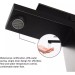 Matte Black Waterfall Bathroom Sink Faucet Basin Mixer Tap Single Handle W/Drain - view 6