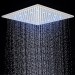 LED Shower Head Chrome 12 Inch Square Rainfall Sprayer Faucet Stainless Steel - view 5