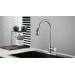 Kitchen Sink Faucet Brushed Nickel Single Handle Swivel Pull Down Sprayer Mixer - view 3