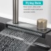 24" Flying Rain Stainless Steel Waterfall Kitchen Sink With Faucet Single Bowl - view 9