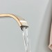 Brushed Gold Bathtub Faucet Freestanding Tub Filler Mixer Spout With Hand Shower - view 7