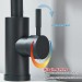 Black Bathroom Sink Faucet Single Handle Lavatory Vanity Mixer Taps With Drain - view 7