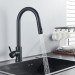 Black Kitchen Faucet Pull Down Sprayer 360° Swivel Sink Mixer Taps Single Handle - view 4