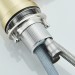 Brushed Gold Kitchen Faucet Single Handle Sink Mixer Taps With Pull Down Sprayer - view 11