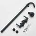 Black Rain Outdoor Shower Kit 2 Handle Outside Shower Fixture System Wall Mount - view 9