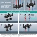 Black Rain Outdoor Shower Kit 2 Handle Outside Shower Fixture System Wall Mount - view 8