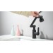 Black Bathroom Sink Faucet 1080° Swivel Robotic Arm Single Handle Vanity Faucet - view 3
