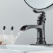 Oil Rubbed Bronze Bathroom Sink Faucet 1Hole Vanity Basin Mixer Tap Pop Up Drain - view 6