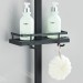Black&Gold Shower Faucet Set 8in Rainfall Shower Head Exposed Shower System Kit - view 10