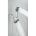 Chrome High Pressure 4inch Rain Shower Head With Handheld Spray Combo Wall Mount - view 3