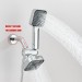 Chrome High Pressure 4inch Rain Shower Head With Handheld Spray Combo Wall Mount - view 5