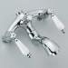 Chrome Clawfoot Tub Faucet Wall Mount Bathtub Filler Faucet With Hand Shower - view 7