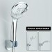 Chrome 12 In Rain Shower Head With Handheld Spray Combo High Pressure Adjustable - view 11