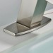 Brushed Nickel Bathroom Sink Faucet Single Handle LED Waterfall Vanity Faucet - view 9