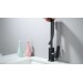Waterfall Bathroom Faucet 1 Hole Sink Vanity Mixer Faucet Single Handle Black - view 3