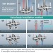 Chrome Rain Outdoor Shower Kit 2 Handle Outside Shower Fixture System Wall Mount - view 7