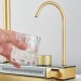 Flying Rain Stainles Steel Waterfall Kitchen Sink W Pull Down Faucet Gold 29.5in - view 13