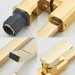 Gold Waterfall Bathroom Sink Faucet Basin Vanity Mixer Taps 1 Hole Single Handle - view 10