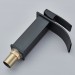 Matte Black Bathroom Basin Faucet Waterfall Sink Vanity Mixer Taps Single Handle - view 10