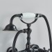 Oil Rubbed Bronze Clawfoot Bathtub Faucet Set Tub Filler Hand Shower Wall Mount - view 12