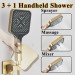 Brushed Gold Rainfall Shower System With 3 Settings Handheld Shower Faucet Set - view 6
