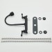 Black High Arc Kitchen Faucet 8 Inch Centerset 3 Hole 2 Handle Sink Mixer Taps - view 11