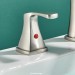 8 Inch Widespread Waterfall Bathroom Sink Faucet 3 Hole Vanity Mixer Brushed Nickel - view 5