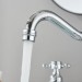 Chrome Bathroom Sink Faucet 2Handle 3 Hole Widespread Basin Mixer Faucet W/Drain - view 6