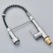 LED Kitchen Sink Faucet Brushed Nickel Single Handle Swivel Pull Down Sprayer - view 12