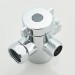 Chrome 12 In Rain Shower Head With Handheld Spray Combo High Pressure Adjustable - view 15
