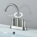 4 Inch Bathroom Sink Faucet 2Handle Centerset Vanity Mixer Faucet Brushed Nickel - view 6