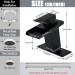 Matte Black LED Bathroom Sink Faucet 1 Hole Single Handle Basin Vanity Faucet - view 6