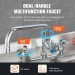 Commercial Faucet Kitchen Sink Pre Rinse Faucet Wall Mount W/ Sprayer 25" Height - view 6