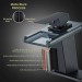 LED Matte Black Bathroom Sink Faucet Waterfall Glass Spout One Handle Mixer Tap - view 6