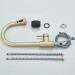 Brushed Gold Kitchen Faucet Single Handle Sink Mixer Taps With Pull Down Sprayer - view 13