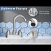 4In Brushed Nicke RV Bathroom Sink Faucet Double Handle Plastic Deck Mounted US - view 4