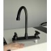 High Arc 2-Handle Standard Kitchen Sink Faucet Mixer Tap Plastic For Home RV - view 8