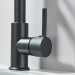 Matte Black Kitchen Faucet Pull Down Sprayer Swivel Single Handle Sink Mixer Tap - view 10