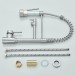 Brushed Nickel Kitchen Faucet With Sprayer Single Handle Pull Down Sink Mixer - view 15