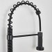 Matte Black Kitchen Faucet Sink Pull Down Sprayer Swivel Mixer Tap Single Handle - view 10
