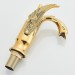 Gold Swan Bathroom Basin Sink Faucet Single Hole Handle Lavatory Vanity Mixer - view 12