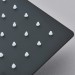 Black Rainfall Shower Head High Pressure 12 Inch Square Rain Showerhead Sprayer - view 7