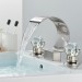 Bathroom Sink Faucet 3Hole 8”Widespread Basin Vanity Mixer Faucet Brushed Nickel - view 5