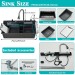 Gray Stainless Steel Kitchen Sink 30 Inch Single Bowl Set With Pull Down Faucet - view 4