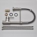 Kitchen Sink Faucet Stainless Steel Swivel Single Handle Pull Down Sprayer Mixer - view 10